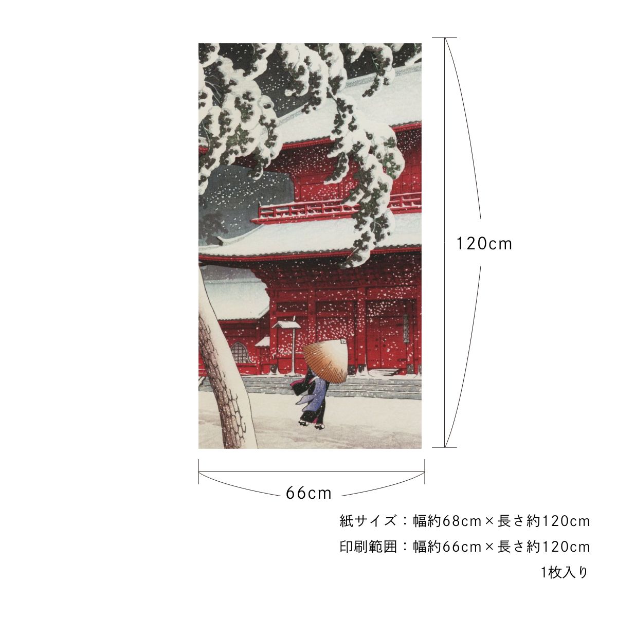 貼ってはがせる壁紙シート アートシリーズ 和の巨匠たち 日本の名画 HC_J_013 ～ HC_J_022 シールタイプ 幅約66cm×高さ約120cm 1枚入り アサヒペン