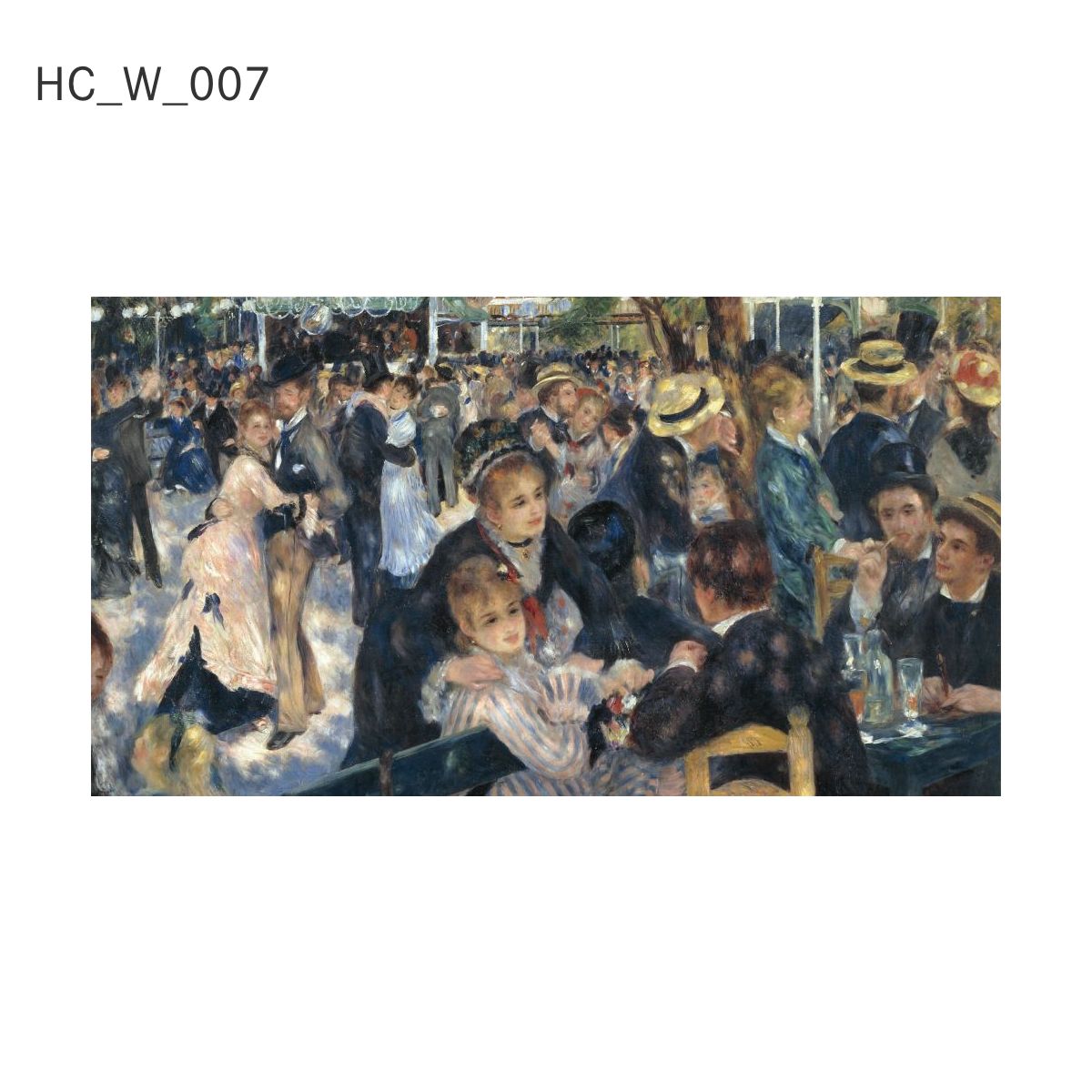貼ってはがせる壁紙シート アートシリーズ 西洋の巨匠たち 世界の名画 HC_W_001 ~ HC_W_008 シールタイプ 幅約120cm×高さ約66cm 1枚入り アサヒペン