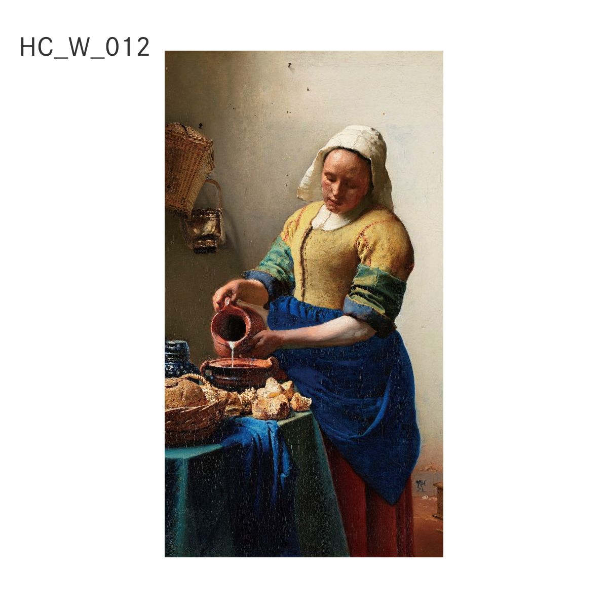 貼ってはがせる壁紙シート アートシリーズ 西洋の巨匠たち 世界の名画 HC_W_009 ～ HC_W_015 シールタイプ 幅約66cm×高さ約120cm 1枚入り アサヒペン