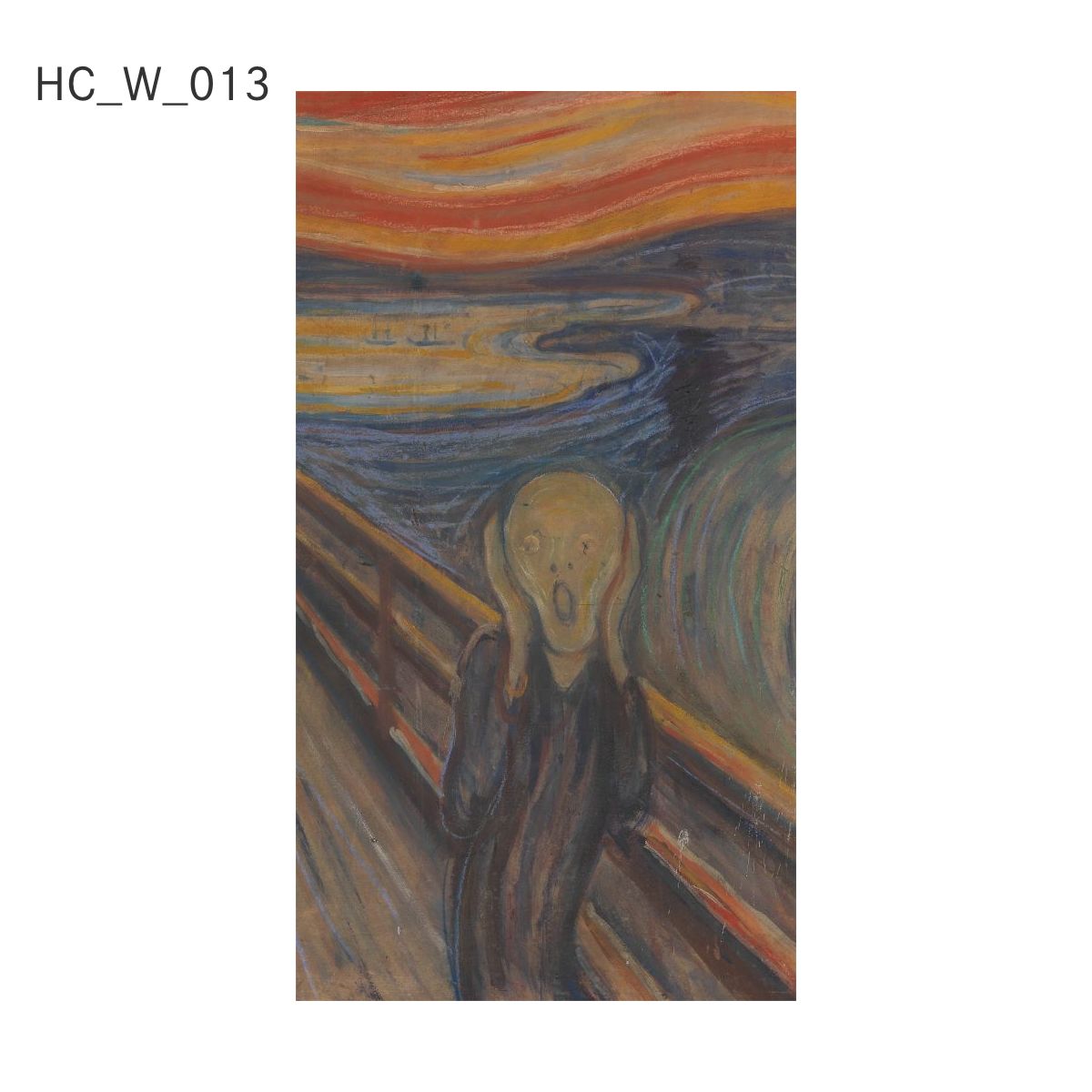 貼ってはがせる壁紙シート アートシリーズ 西洋の巨匠たち 世界の名画 HC_W_009 ～ HC_W_015 シールタイプ 幅約66cm×高さ約120cm 1枚入り アサヒペン