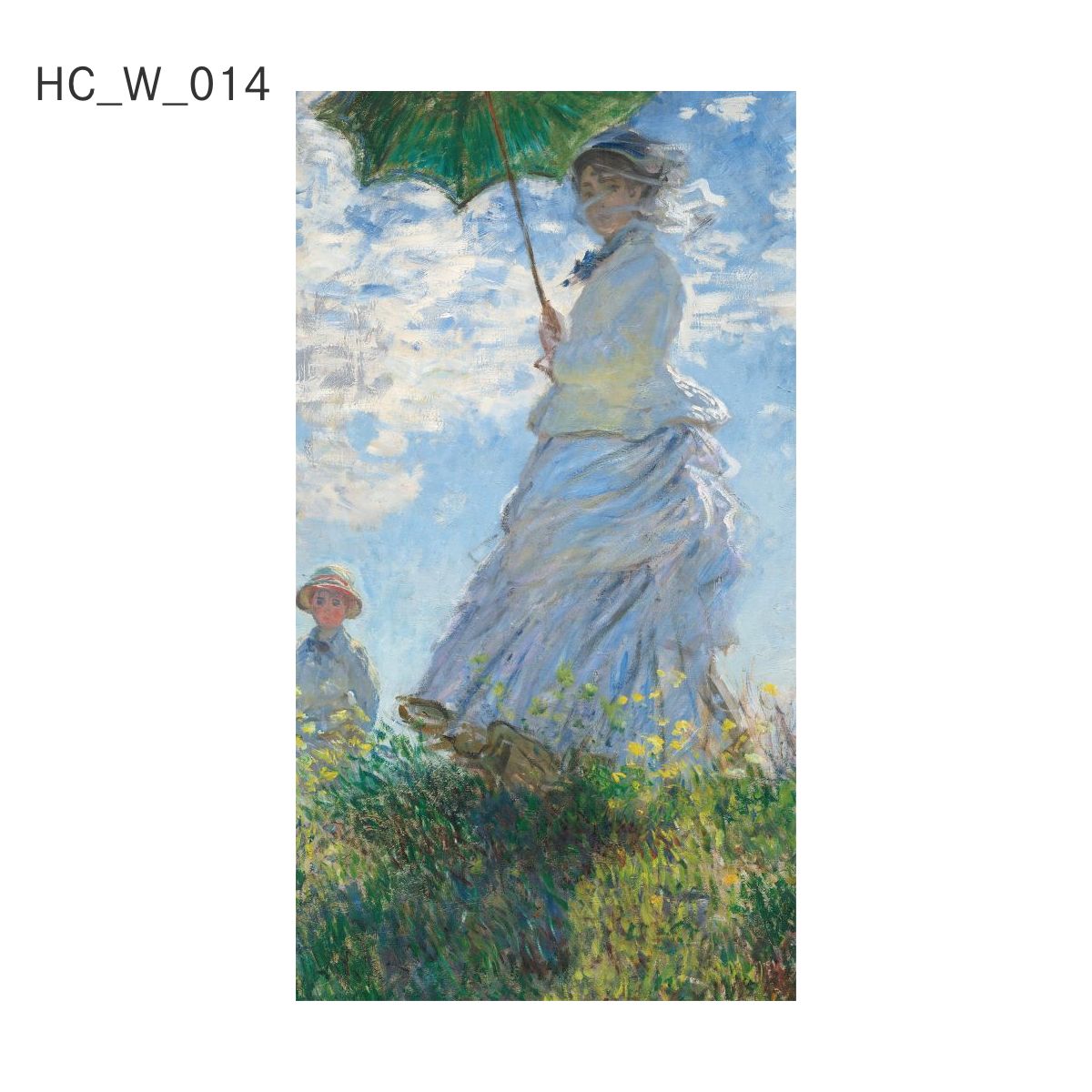 貼ってはがせる壁紙シート アートシリーズ 西洋の巨匠たち 世界の名画 HC_W_009 ～ HC_W_015 シールタイプ 幅約66cm×高さ約120cm 1枚入り アサヒペン