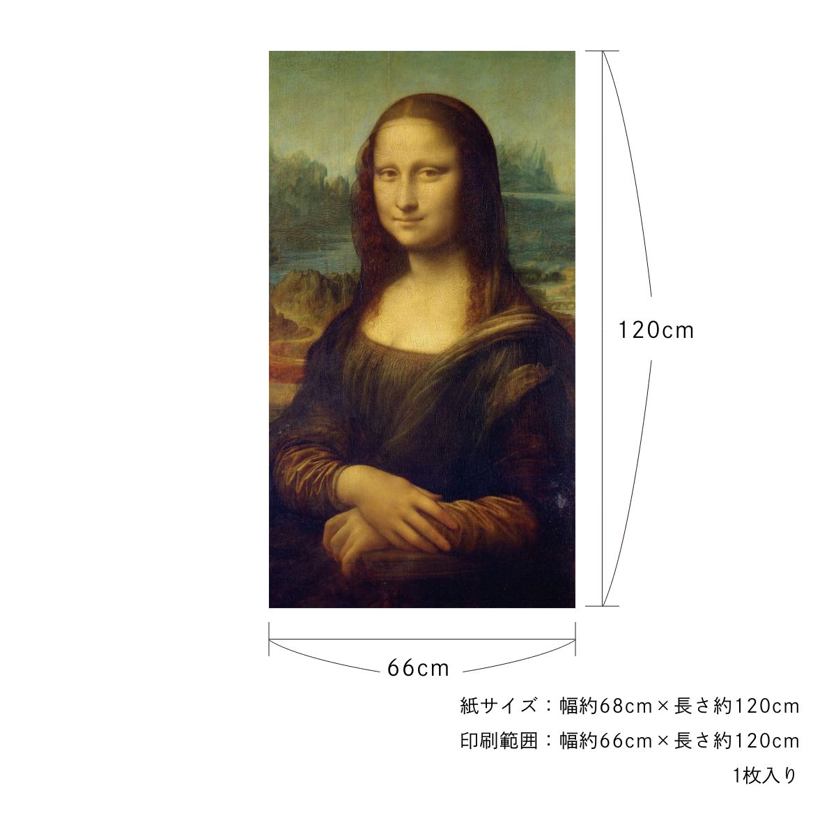 貼ってはがせる壁紙シート アートシリーズ 西洋の巨匠たち 世界の名画 HC_W_009 ～ HC_W_015 シールタイプ 幅約66cm×高さ約120cm 1枚入り アサヒペン