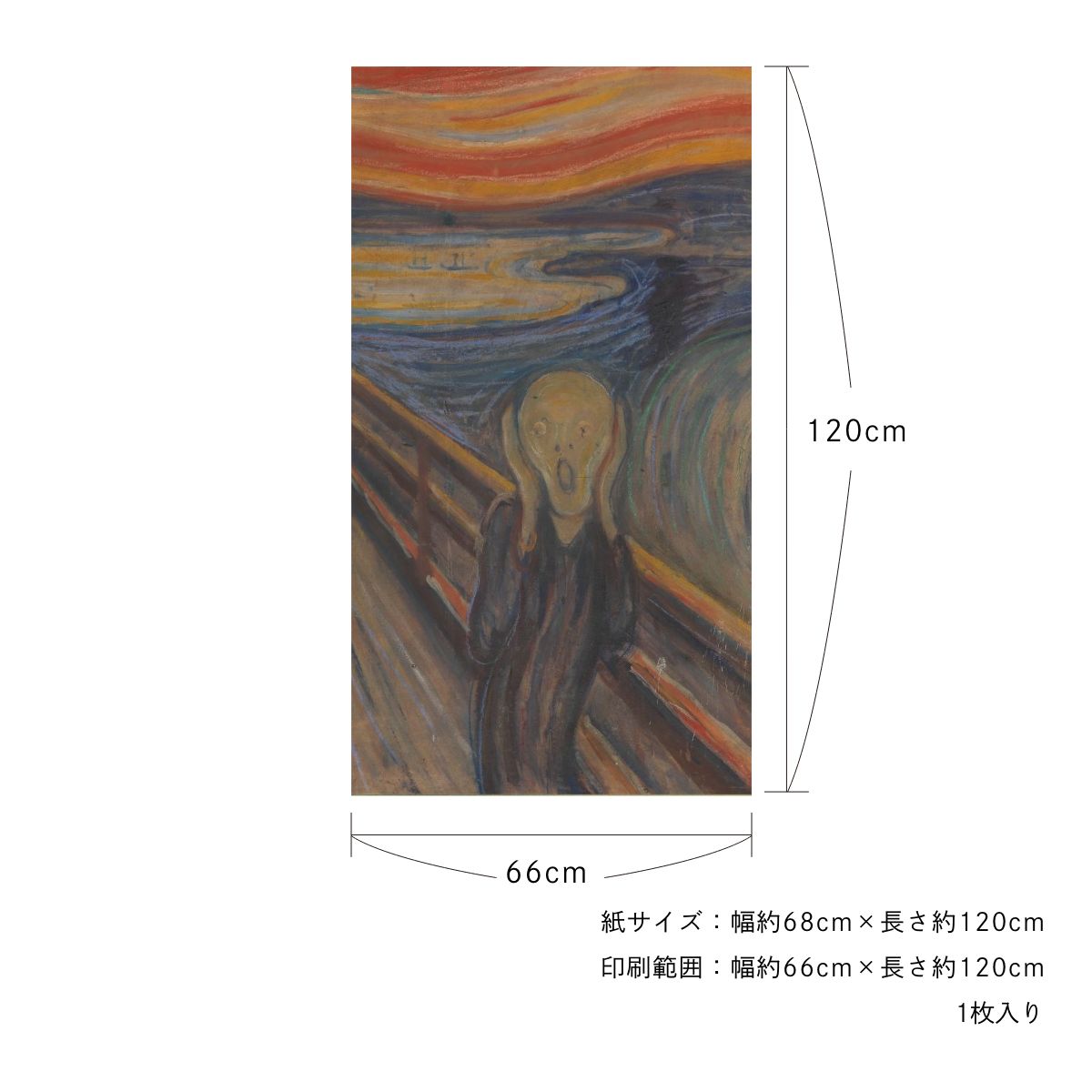 貼ってはがせる壁紙シート アートシリーズ 西洋の巨匠たち 世界の名画 HC_W_009 ～ HC_W_015 シールタイプ 幅約66cm×高さ約120cm 1枚入り アサヒペン