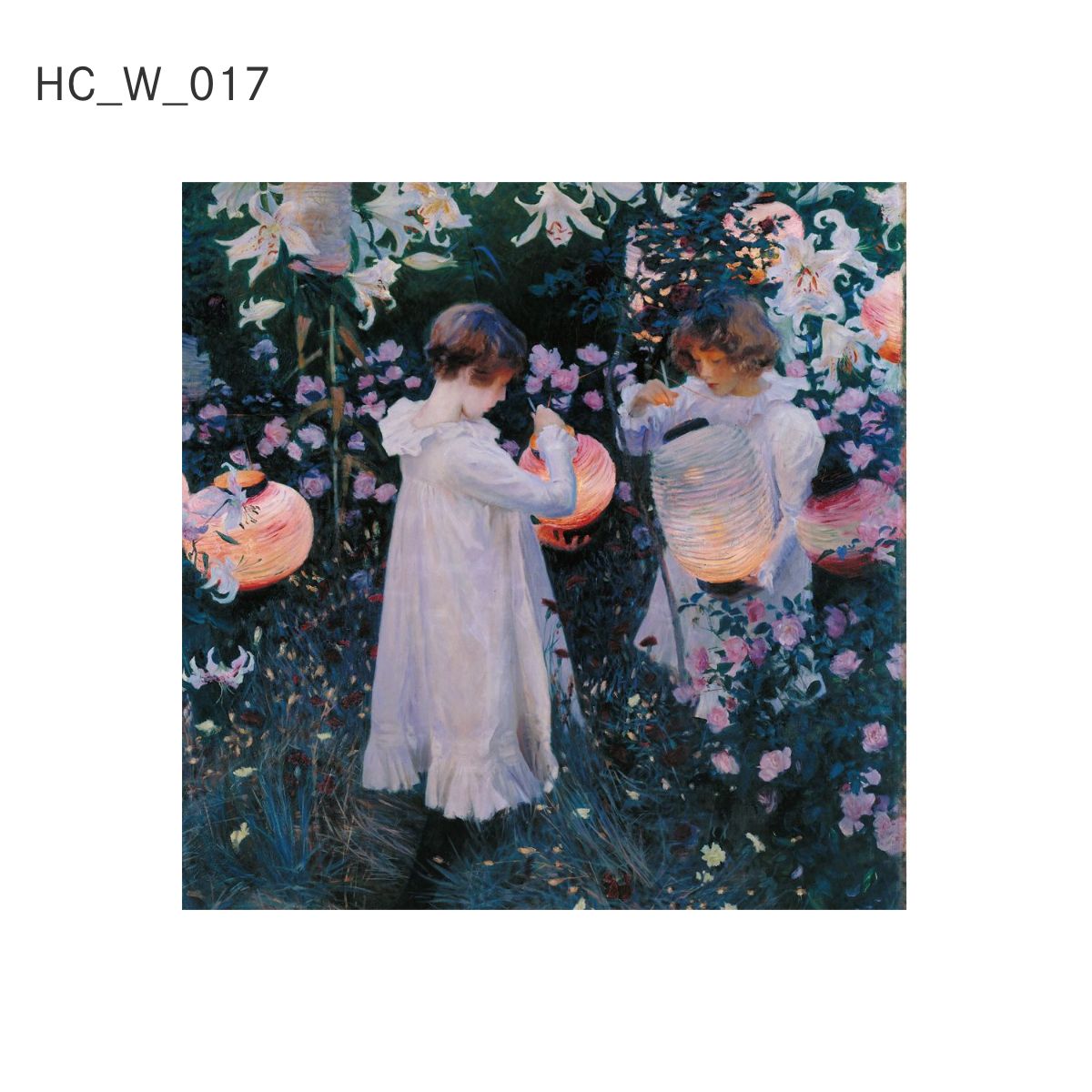 貼ってはがせる壁紙シート アートシリーズ 西洋の巨匠たち 世界の名画 HC_W_016 ～ HC_W_025 シールタイプ 幅約66cm×高さ約66cm 1枚入り アサヒペン