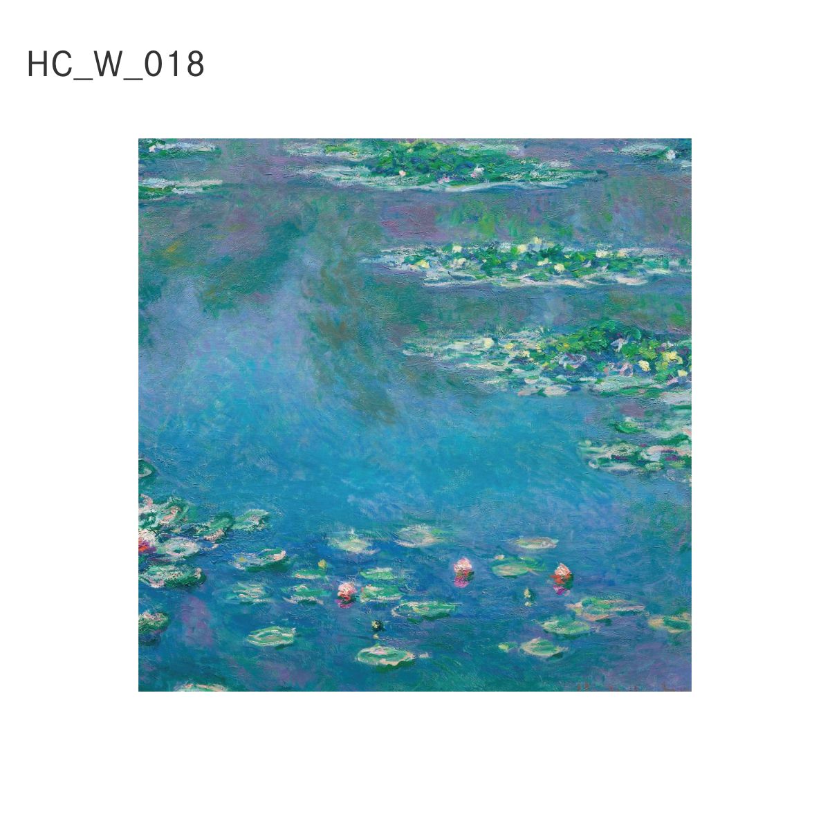 貼ってはがせる壁紙シート アートシリーズ 西洋の巨匠たち 世界の名画 HC_W_016 ～ HC_W_025 シールタイプ 幅約66cm×高さ約66cm 1枚入り アサヒペン