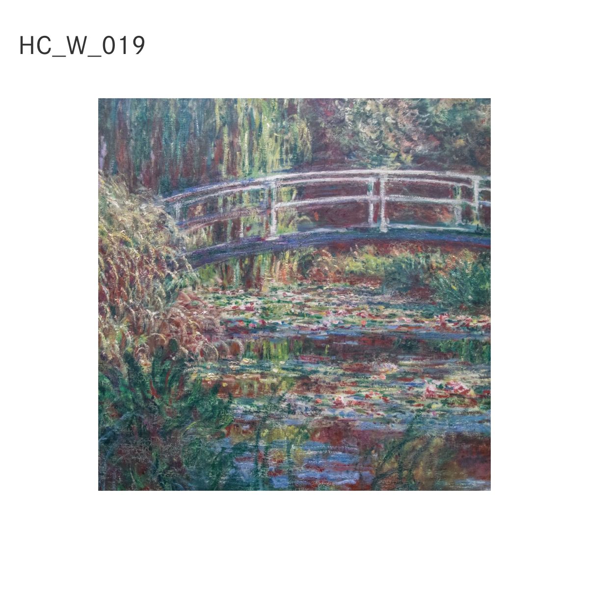 貼ってはがせる壁紙シート アートシリーズ 西洋の巨匠たち 世界の名画 HC_W_016 ～ HC_W_025 シールタイプ 幅約66cm×高さ約66cm 1枚入り アサヒペン