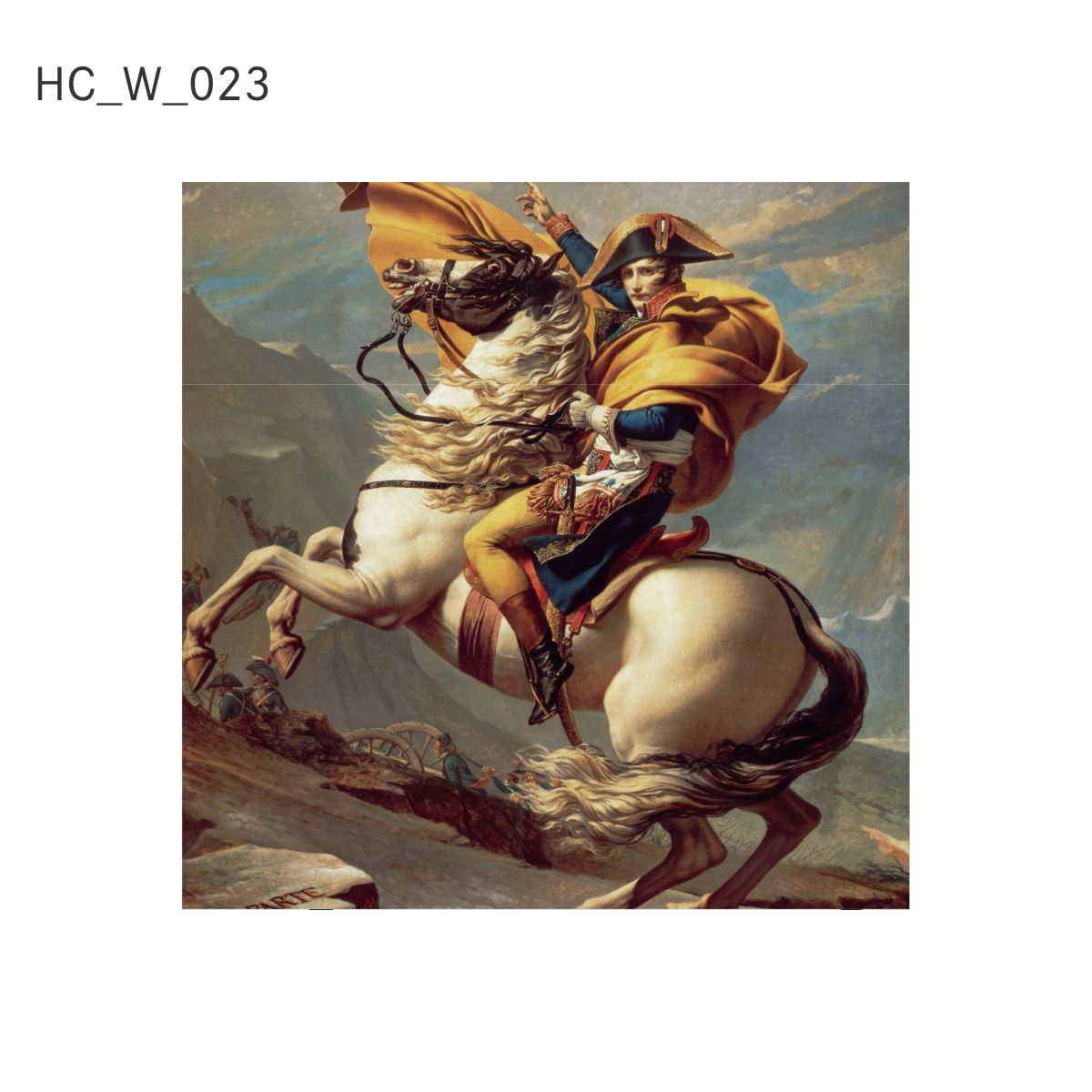 貼ってはがせる壁紙シート アートシリーズ 西洋の巨匠たち 世界の名画 HC_W_016 ～ HC_W_025 シールタイプ 幅約66cm×高さ約66cm 1枚入り アサヒペン