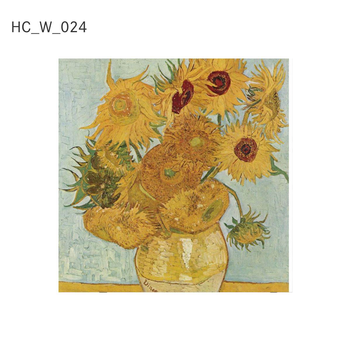 貼ってはがせる壁紙シート アートシリーズ 西洋の巨匠たち 世界の名画 HC_W_016 ～ HC_W_025 シールタイプ 幅約66cm×高さ約66cm 1枚入り アサヒペン