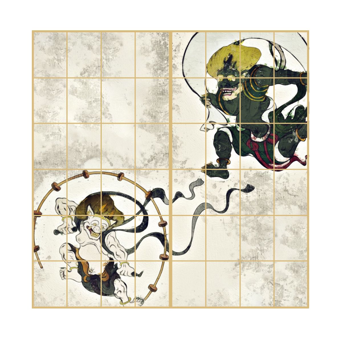 障子紙 あやかし デザイン障子紙 モノノケの章 2枚1組 | | デジタル