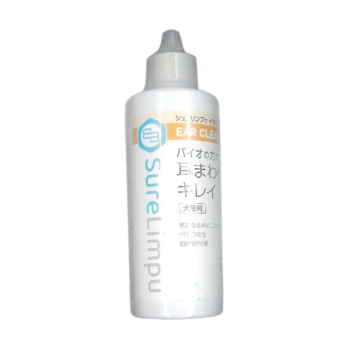 新シュアリンプウ イヤークリーナー 内容量 100ml 耳の臭い ベタつき防止 BB菌配合 耳周りの清掃 大容量 犬猫用