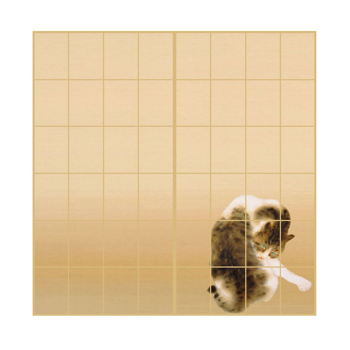 障子 アニマル デザイン障子紙 猫の巻 2枚1組 | | デジタルプリント