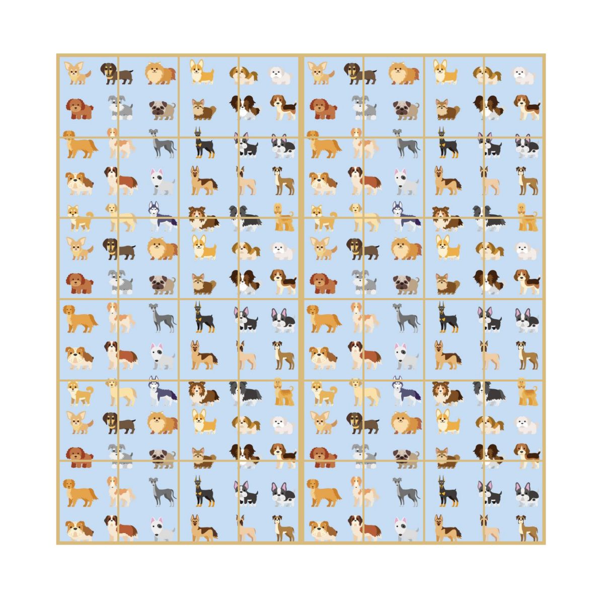 障子 アニマル デザイン障子紙 犬の巻 2枚1組