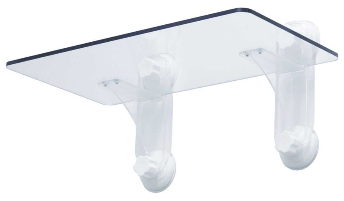 窓用キャットステップ 吸盤タイプ PE4022 1枚 窓辺 透明 クリア 規格：212×400×220mm キャットタワー 猫用 インテリア 日光浴 簡単施工 簡単着脱 ペット用品 ペット