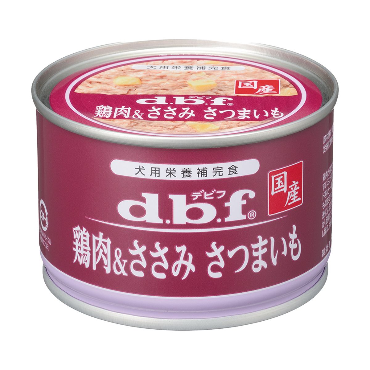 デビフ d.b.f 国産 犬用 ウェットフード ペットフード 鶏肉＆ささみ さつまいも 日本製 缶詰 ドッグフード 鶏肉＆ささみ さつまいも 内容量：150g ペット用品 ペット
