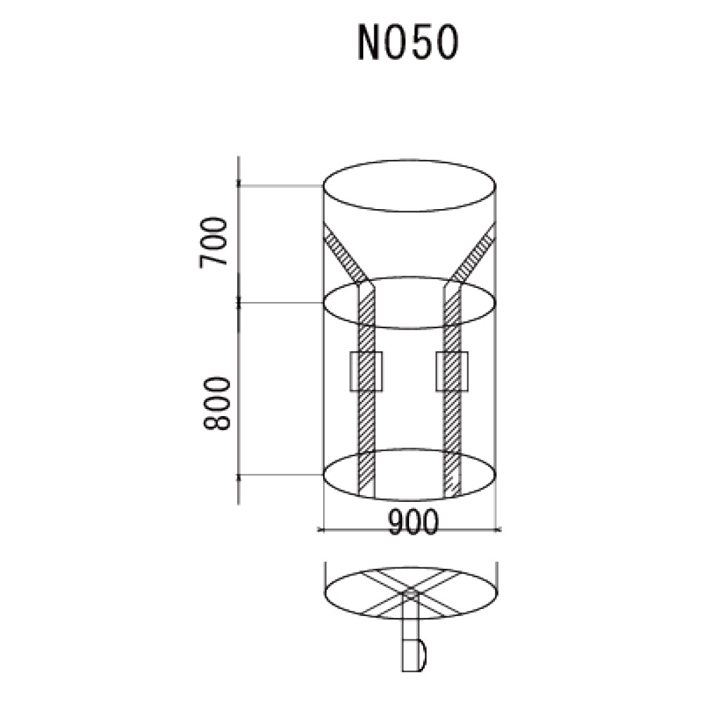 【法人限定販売】SK フレコンバッグ 10枚入り ベージュ 500L 1000L No.50 No.200 No.200-N No.300 No.500 ポリプロピレン リサイクルPP ワンウェイ用 中国製 三鬼化成
