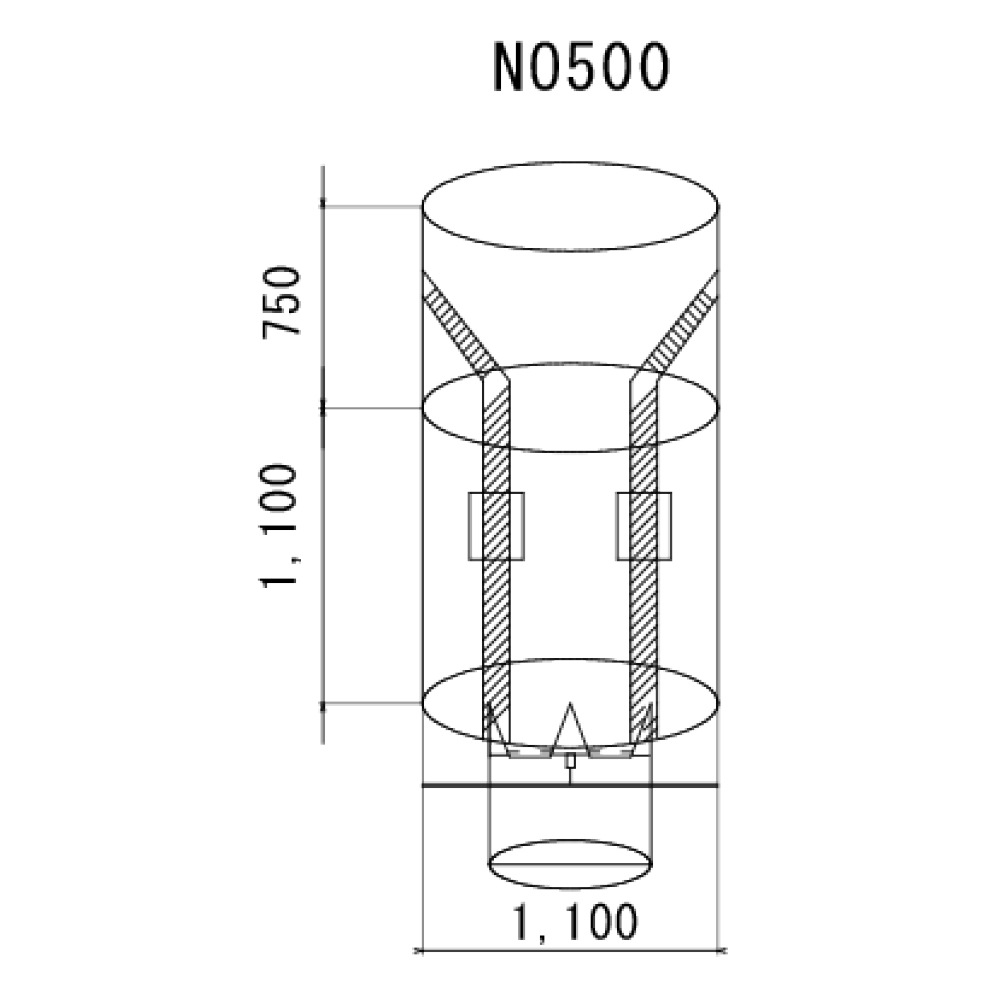 【法人限定販売】SK フレコンバッグ 10枚入り ベージュ 500L 1000L No.50 No.200 No.200-N No.300 No.500 ポリプロピレン リサイクルPP ワンウェイ用 中国製 三鬼化成