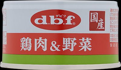 デビフ d.b.f 国産 犬用 ウェットフード ペットフード 鶏肉&野菜 日本製 缶詰 ドッグフード 鶏肉&野菜 内容量:85g ペット用品 ペット
