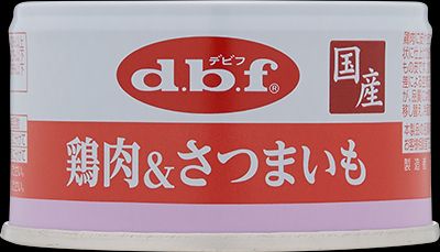 デビフ d.b.f 国産 犬用 ウェットフード ペットフード 鶏肉&さつまいも 日本製 缶詰 ドッグフード 鶏肉&さつまいも 内容量:85g ペット用品 ペット