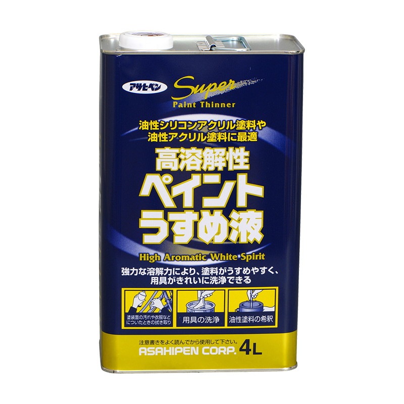 高溶解性ペイントうすめ液