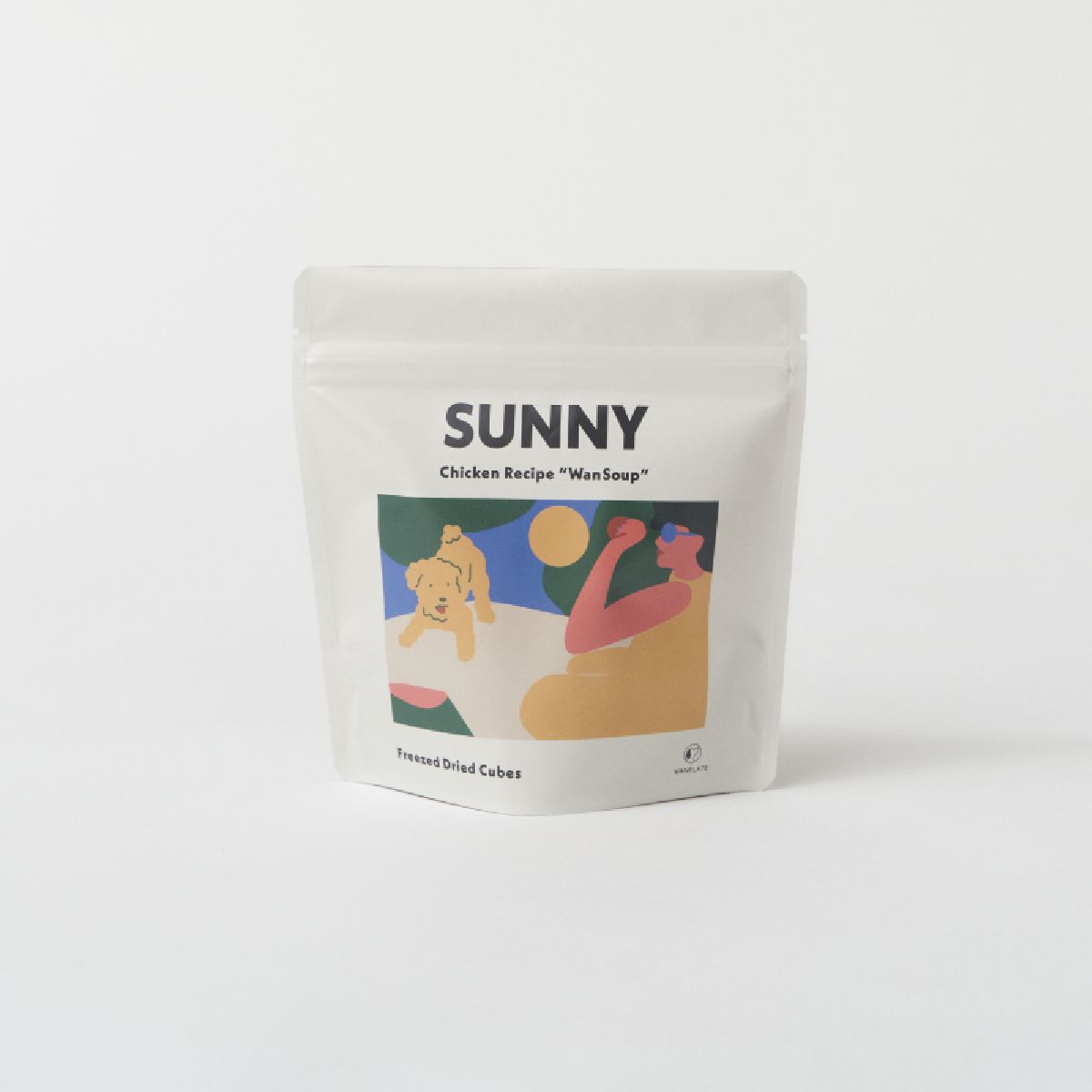 WanSoup-SUNNY チキンレシピ ミニパック 26g 高タンパク 鶏肉 かぼちゃ ほうれん草 パウチドッグフード 犬用フード おかず 目/皮膚の健康 免疫力