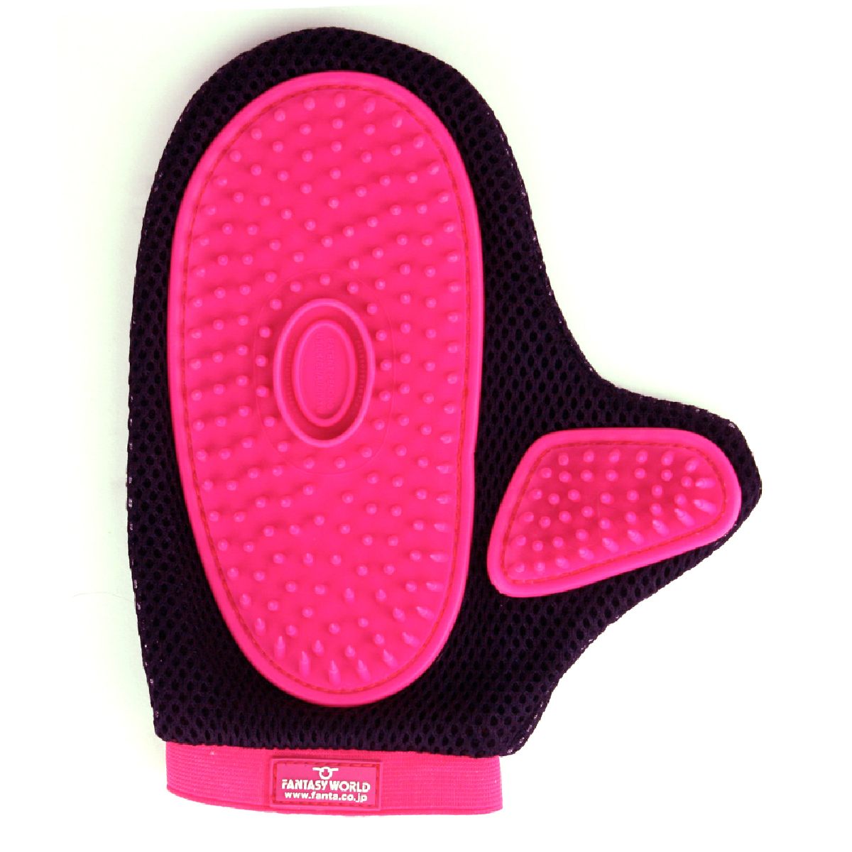 グルーミンググローブ 手袋型ブラシ ピンク ミット型 ペット用ムダ毛取りブラシ ブラッシング マッサージ シャンプー 猫用 犬用 トリミング用品 ペット用品 ペット