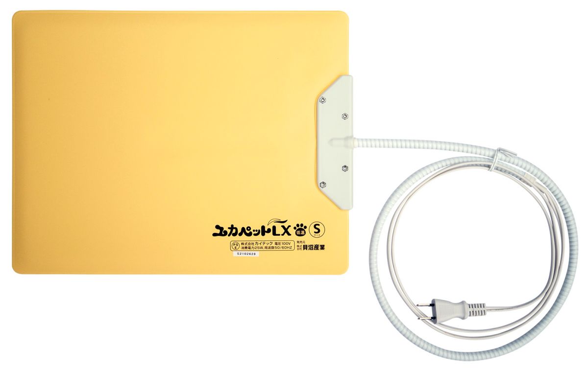 ペットヒーター ペット用 高温・低温両面ヒーター ユカペットLX Sサイズ 薄型 両面使用 省エネ クリーン 暖房 防水設計 リバーシブル コード交換可能 日本製 ペット用品 ペット