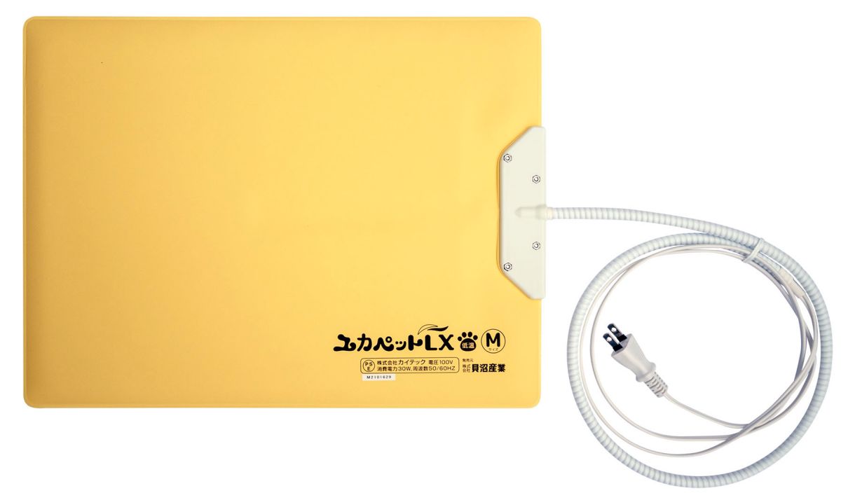 ペットヒーター ペット用 高温・低温両面ヒーター ユカペットLX Mサイズ 薄型 両面使用 省エネ クリーン 暖房 防水設計 リバーシブル コード交換可能 日本製 ペット用品 ペット