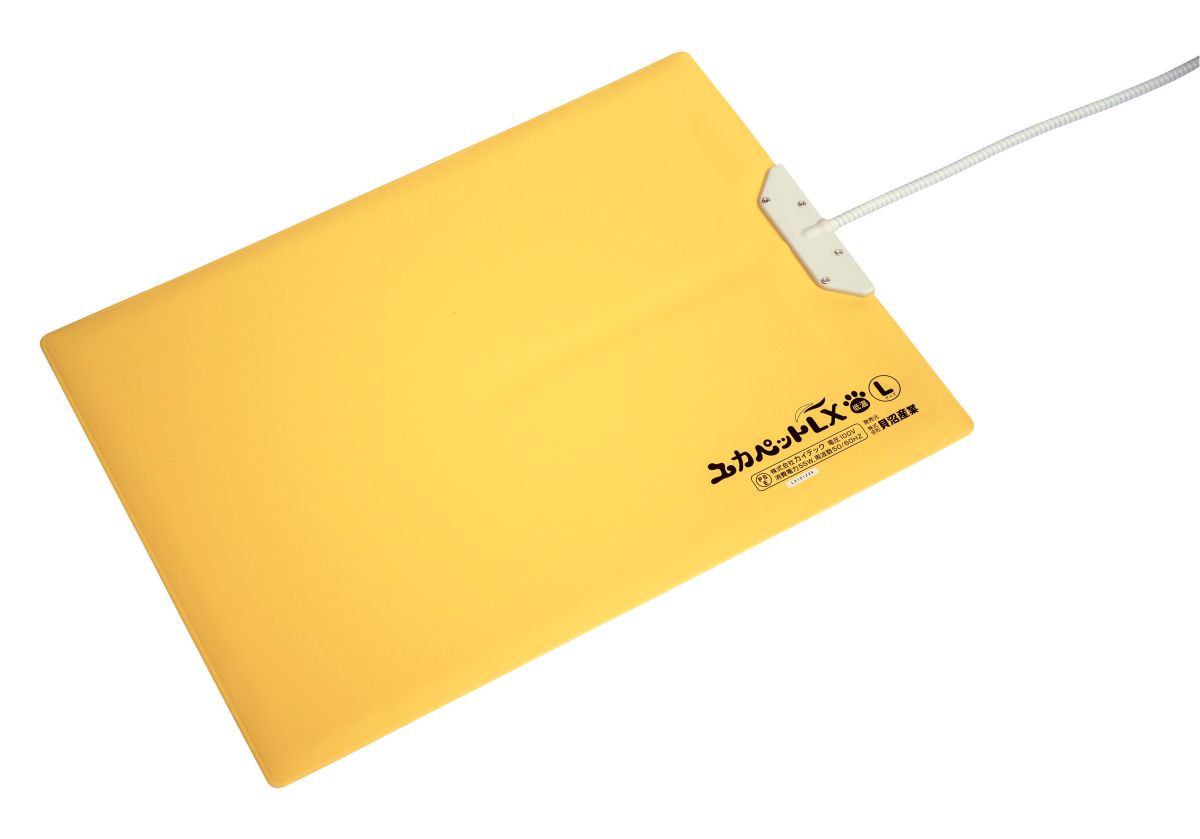ペットヒーター ペット用 高温・低温両面ヒーター ユカペットLX Lサイズ 薄型 両面使用 省エネ クリーン 暖房 防水設計 リバーシブル コード交換可能 日本製 ペット用品 ペット