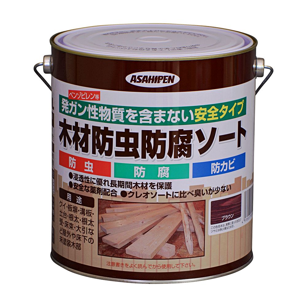 油性木材防虫防腐ソート 1L 2.5L 14L