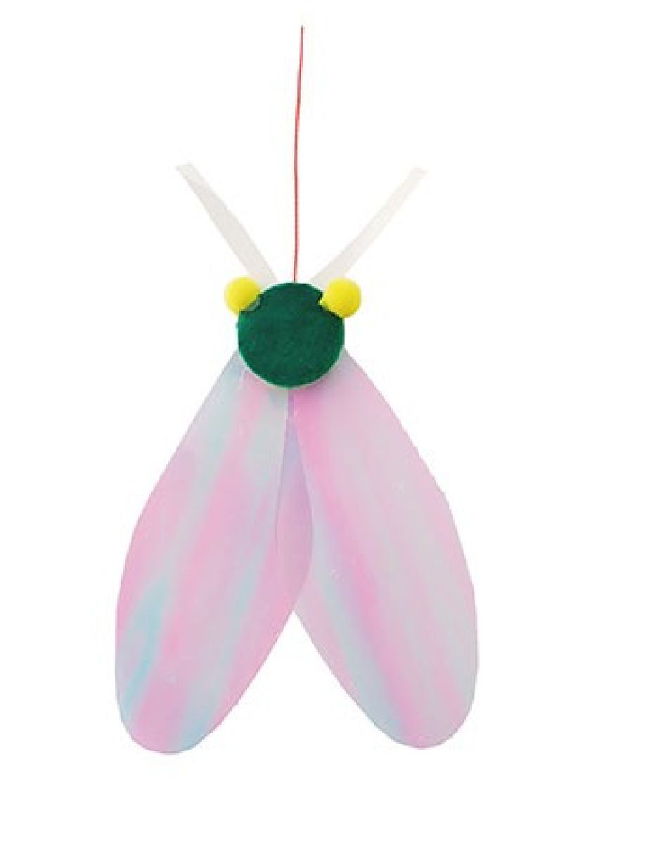 猫用おもちゃ 猫じゃらし 6本セット 日本製 カシャカシャぶんぶんビッグフライ セミ オーロラフィルム使用 音 光 色 3つの効果 ペッツルート ペット用品 ペット