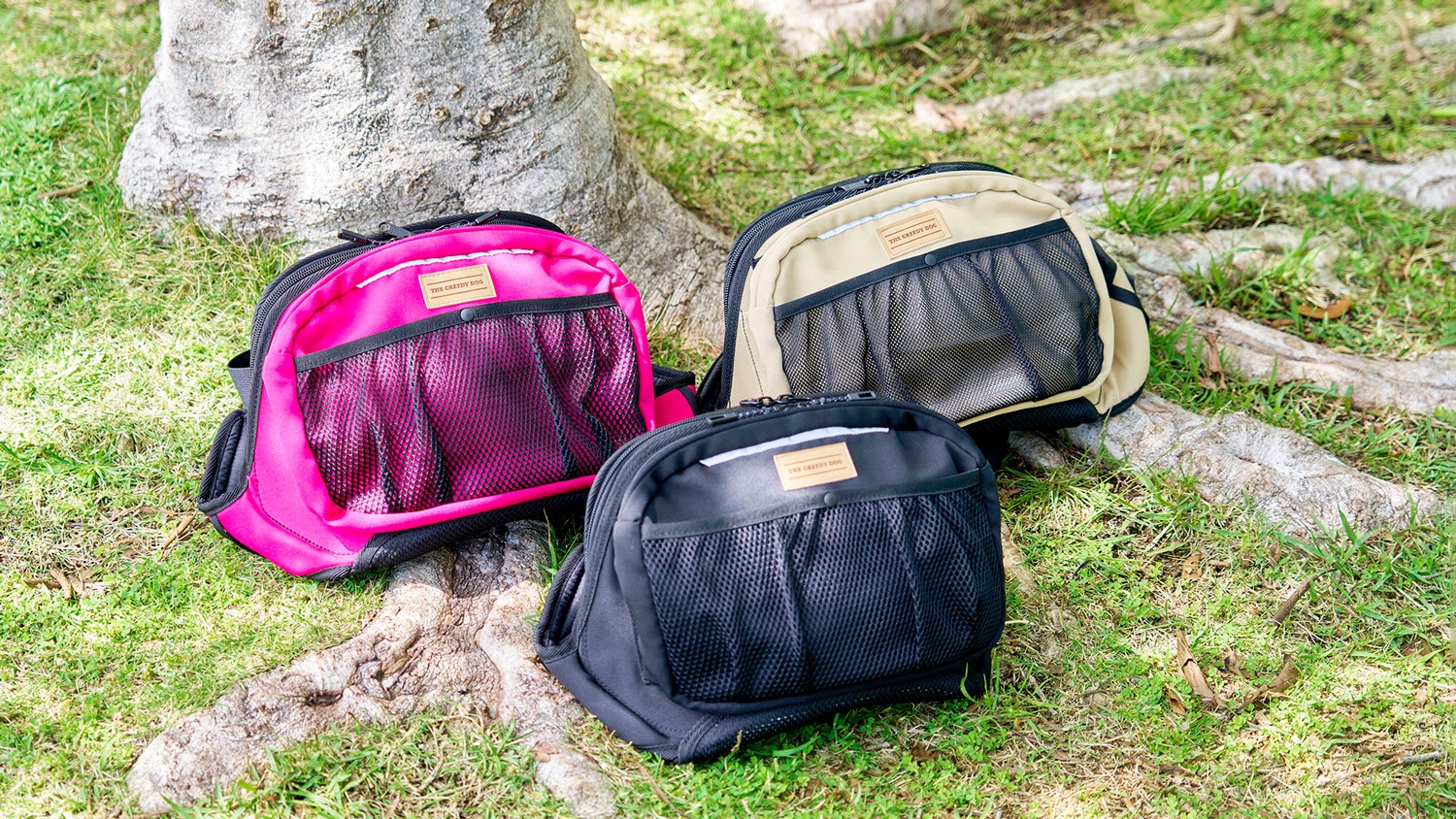 ペット用 スリング バッグ ヒップシートEX ブラック キャメル マゼンダ 犬用 猫用 抱っこひも 耐荷重 15kg お散歩バッグ お散歩ポーチ お出かけ UVカット 45%遮熱で木陰気分 ペット用品