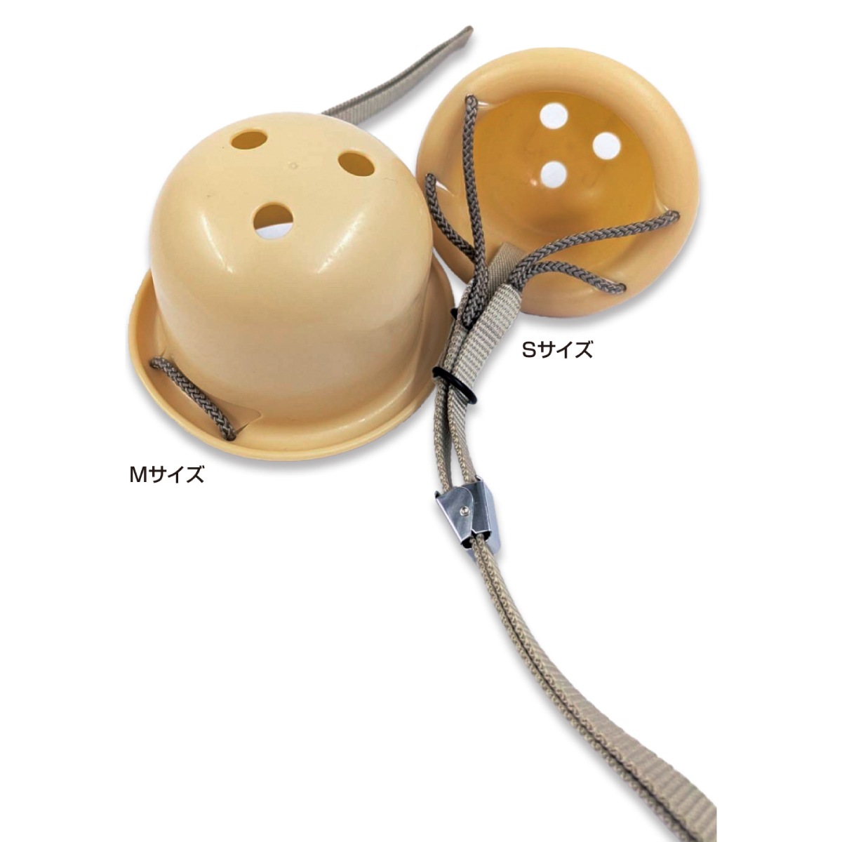 NEW グルーミングマスク S 小型犬用 猫用 トリミングマスク 口輪 日本製 ベージュ