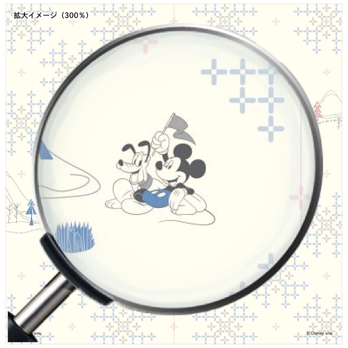 ディズニーキャラクター ふすま紙 ミッキー＆ミニー   NTLD-017F 水で貼るタイプ 再湿 襖紙 幅約92cm×長さ約182cm 2枚1組 アサヒペン