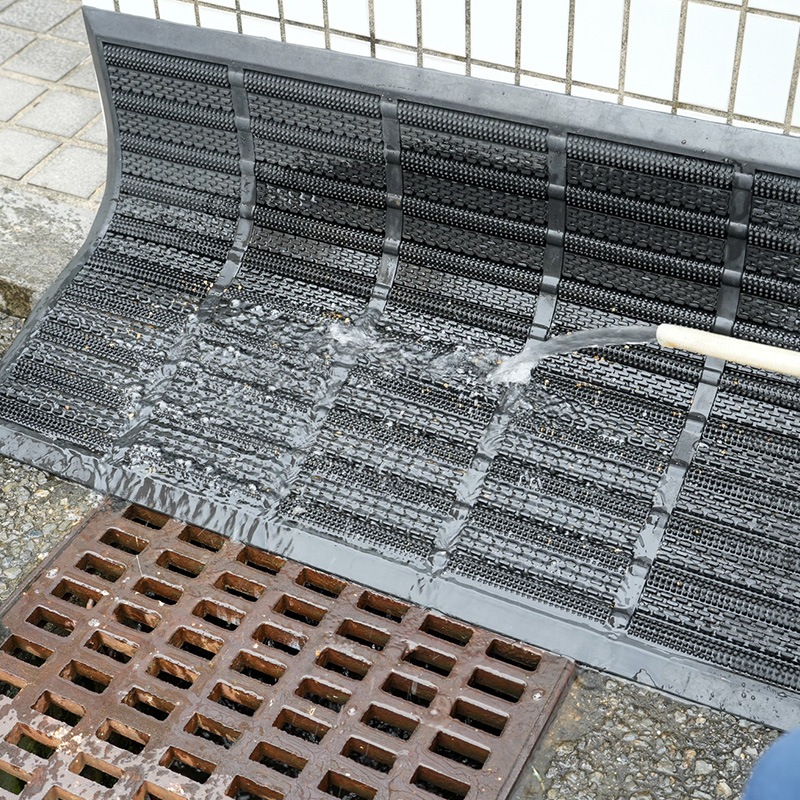 ゴムマット Rubber Scrub 汚れ落としマット RM-YM9055 W90×D55×1.5cm 約4.74kg ラバーマット ラバースクラブ
