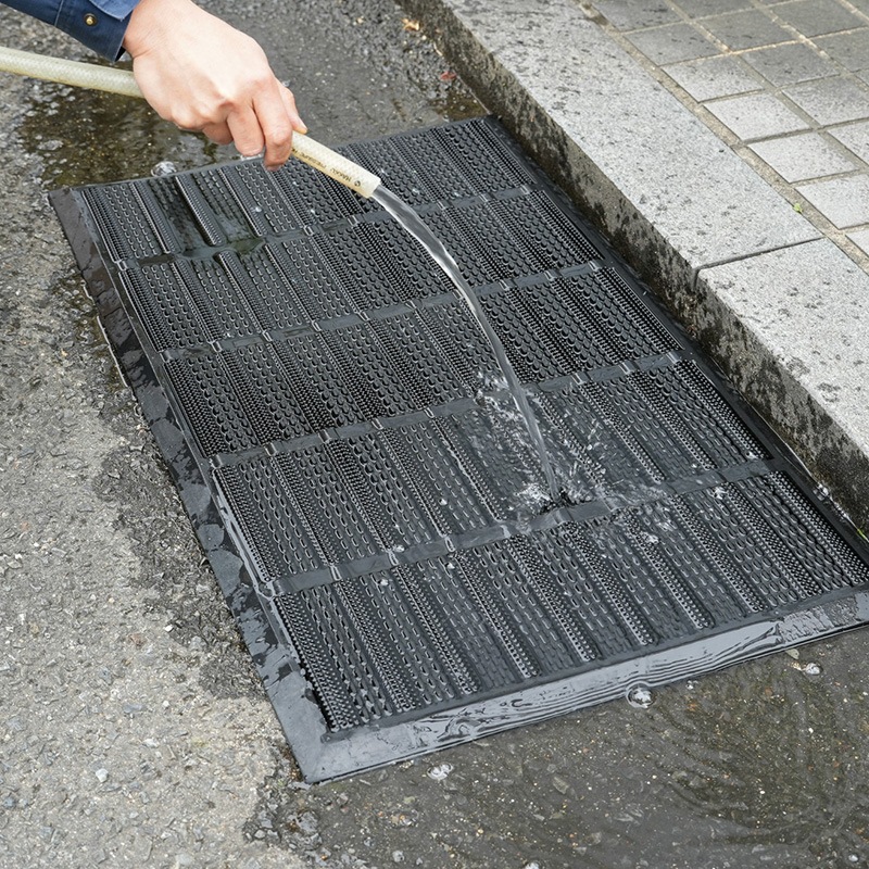ゴムマット Rubber Scrub 汚れ落としマット RM-YM9055 W90×D55×1.5cm 約4.74kg ラバーマット ラバースクラブ