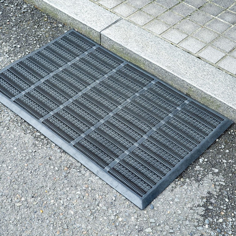 ゴムマット Rubber Scrub 汚れ落としマット RM-YM9055 W90×D55×1.5cm 約4.74kg ラバーマット ラバースクラブ
