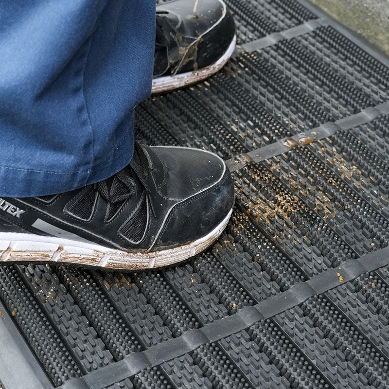 ゴムマット Rubber Scrub 汚れ落としマット RM-YM9055 W90×D55×1.5cm 約4.74kg ラバーマット ラバースクラブ