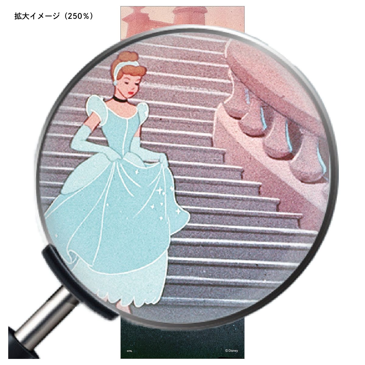 ディズニーキャラクター のりなし壁紙 ディズニープリンセス シーンシンデレラ NTLP-013W のり貼りタイプ 幅約97cm×長さ約265cm 1枚入り