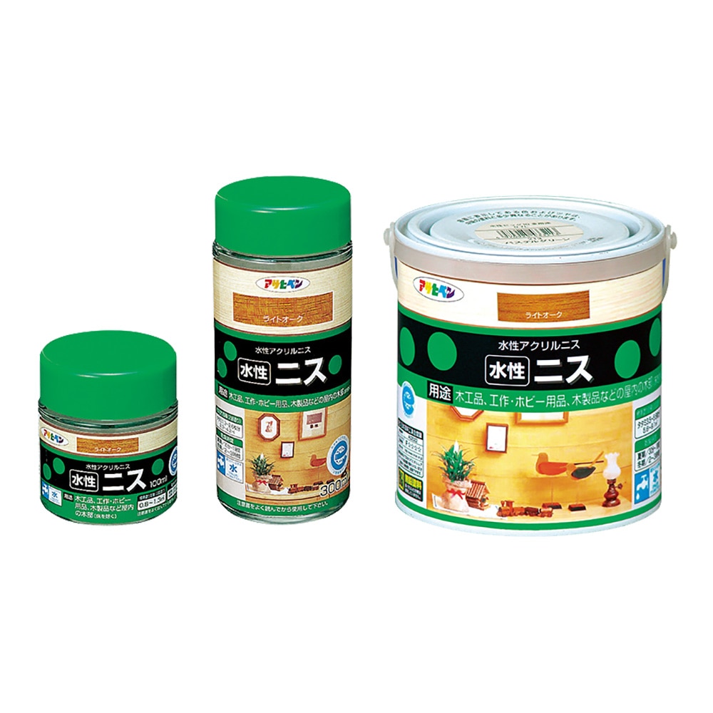 水性ニス 100ml 300ml 0.7L