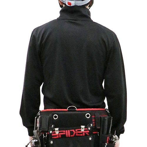 藤原産業 SK11 長袖ポロシャツ ブラック Mサイズ 1枚 M-BLK-1P ブラック