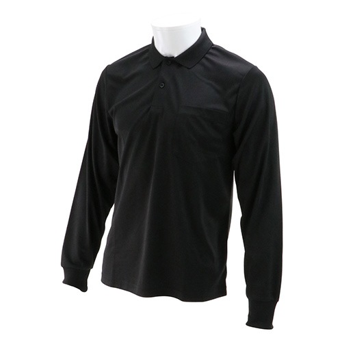 藤原産業 SK11 長袖ポロシャツ ブラック 3Lサイズ 1枚 3L-BLK-1P ブラック