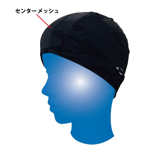 藤原産業 SK11 クール ヘッドキャップ 521510-BLK-F