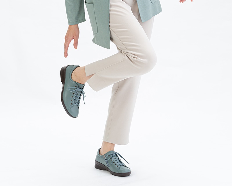 柔らかレザー】メディカルウォークCC L027 ブルーグレー | すべての