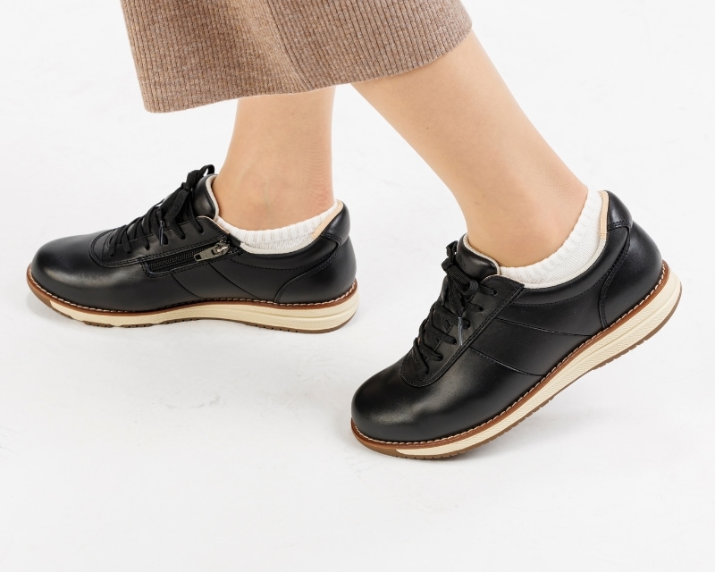 ファスナー付】メディカルウォークWK L037 ブラック | すべての商品