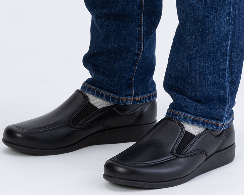 紳士用】快歩主義 M035 ブラックスムース | すべての商品 | アサヒ