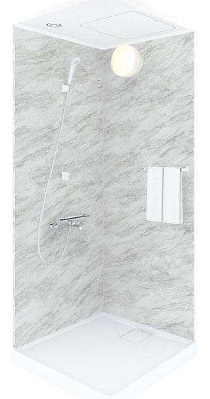 TOTO シャワーボックス JSV0808ULW4BK アジャックスホワイト シャワー
