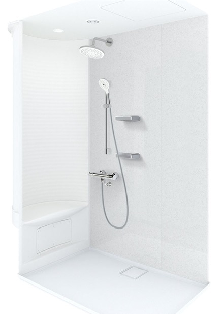 TOTO シャワーボックス JSV0816UXW4BK ミネラホワイト シャワー室