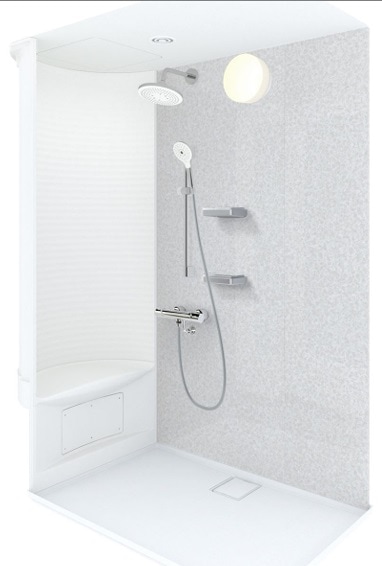 TOTO シャワーボックス JSV0816UXW4BK アラゴナホワイト シャワー室