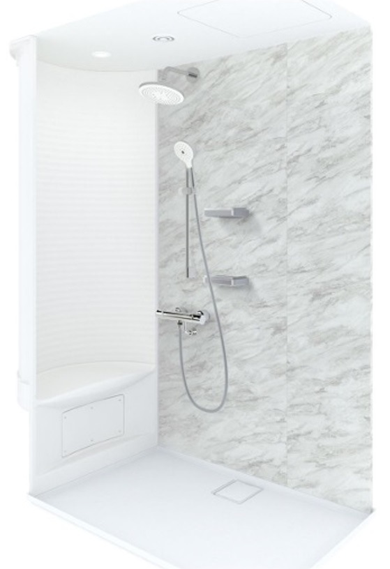 TOTO シャワーボックス JSV0816UXW4BK アジャックスホワイト シャワー