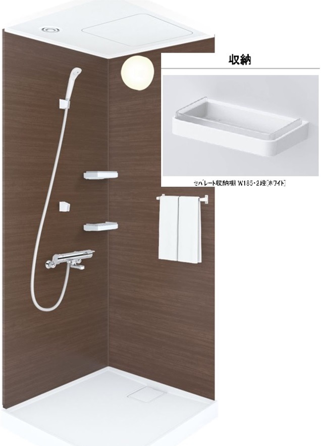 TOTO �����ܥå��� JSV0808ULW4BK ESE4L���ʎߎڎ��ļ�Ǽê W185��2��[�Ύ܎���]������ ������˥å� �ļ����� ���� �ɲ� ���ץ����